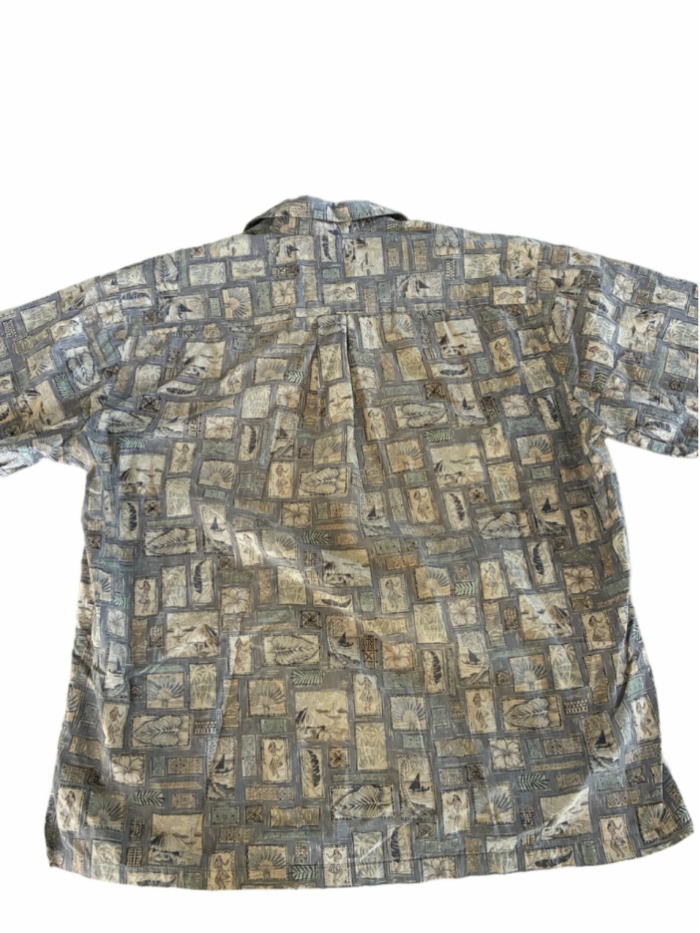 Cooke Street Hawaiian Print Button Down Shirt Large - Picture 5 of 5